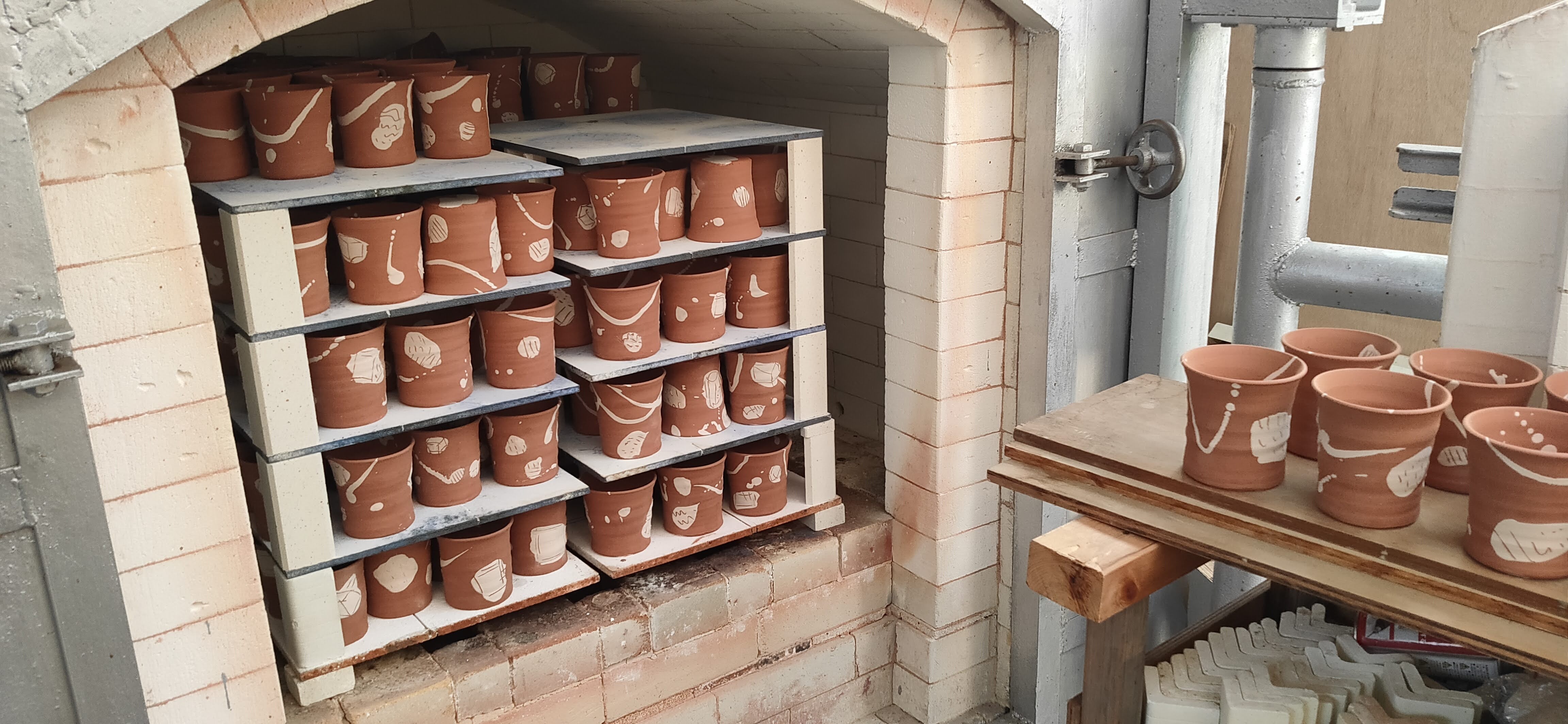 陶芸窯 棚板 4枚 陶芸用 棚板 350×300 4枚 楽天